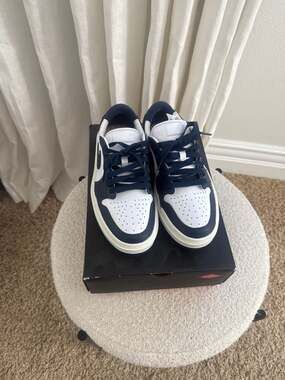 Air Jordan 1 Elevate Low Midnight Navy Women's Sneakers DH7004-141